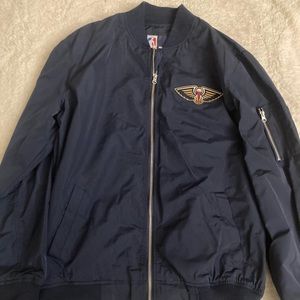 New Orleans Pelicans Official NBA Navy Bomber Jacket